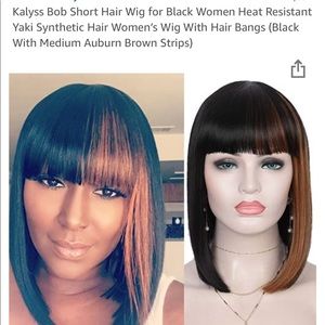 Bob style wig w/ bang